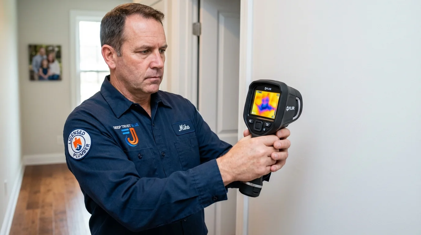 Thermal imaging leak detection by Johns Plumbing LLC in Antelope